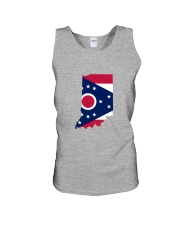 OHIO FLAG IN INDIANA Unisex Tank tile