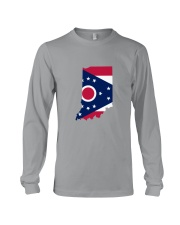 OHIO FLAG IN INDIANA Long Sleeve Tee tile