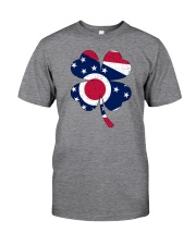 Flag Ohio Four Leaf Clover Classic T-Shirt tile