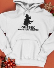 Quebec It's Not For Everyone Hooded Sweatshirt apparel-hooded-sweatshirt-lifestyle-front-65