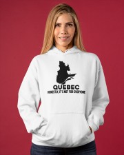 Quebec It's Not For Everyone Hooded Sweatshirt apparel-hooded-sweatshirt-lifestyle-front-86