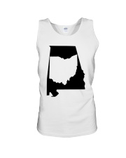 MAP OHIO IN ALABAMA Unisex Tank tile
