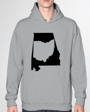 MAP OHIO IN ALABAMA Hooded Sweatshirt garment-hooded-sweatshirt-front-04