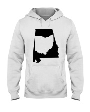 MAP OHIO IN ALABAMA Hooded Sweatshirt tile