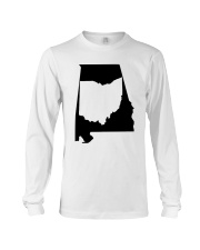 MAP OHIO IN ALABAMA Long Sleeve Tee tile