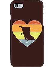 British Columbia - Heart Vintage Phone Case tile