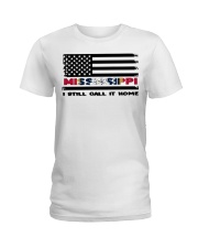 Flag Mississippi- Call It Home Ladies T-Shirt tile