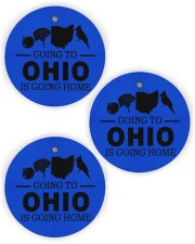 Going Home - Going ToOhio Circle Ornament (Wood tile