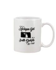 MICHIGAN GIRL IN SOUTH DAKOTA Mug tile