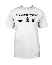 Plan For Today - Turtle Classic T-Shirt tile