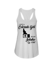 Colorado Girl In Idaho Ladies Flowy Tank tile