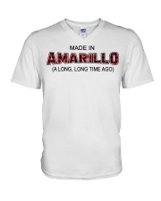 Made In Amarillo A Long Long Time Ago V-Neck T-Shirt tile