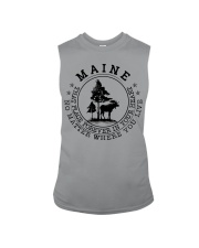Maine that place forever in your heart Sleeveless Tee tile