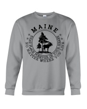 Maine that place forever in your heart Crewneck Sweatshirt tile