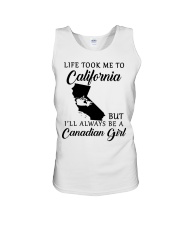 LIFE TOOK ME TO CALIFORNIA BE A CANADIAN GIRL Unisex Tank tile