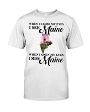 I MISS MAINE Classic T-Shirt tile