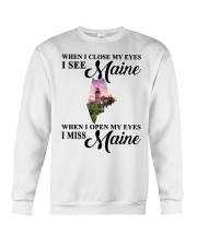 I MISS MAINE Crewneck Sweatshirt tile
