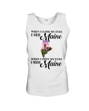 I MISS MAINE Unisex Tank tile