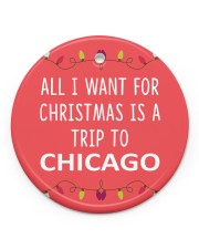 A Trip To Chicago Circle ornament - single (porcelain) front