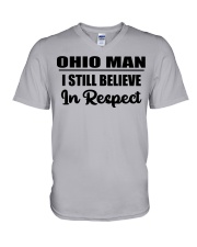 Ohio Man I Still Believe In Respect V-Neck T-Shirt tile