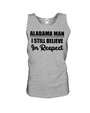Alabama Man I Still Believe In Respect Unisex Tank tile