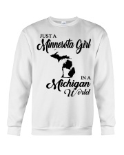 MINNESOTA GIRL IN MICHIGAN Crewneck Sweatshirt tile