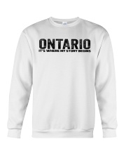 Ontario - My Story Begins Crewneck Sweatshirt tile