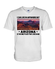 Arizona Only Place Lives In Me V-Neck T-Shirt tile