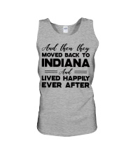 Moved back to Indiana Unisex Tank tile