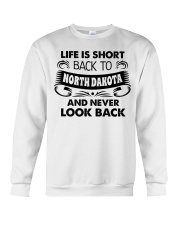 Back To North Dakota Crewneck Sweatshirt tile