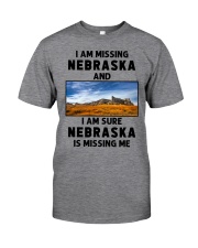 I Am Missing Nebraska Classic T-Shirt front