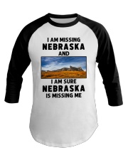I Am Missing Nebraska Baseball Tee tile