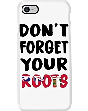 Manitoba Flag Don't Forget Your Roots Phone Case tile