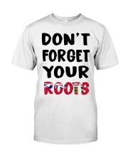 Manitoba Flag Don't Forget Your Roots Classic T-Shirt tile
