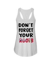 Manitoba Flag Don't Forget Your Roots Ladies Flowy Tank tile