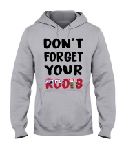 Manitoba Flag Don't Forget Your Roots Hooded Sweatshirt front
