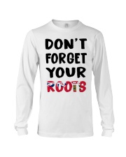 Manitoba Flag Don't Forget Your Roots Long Sleeve Tee tile