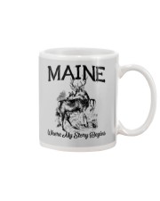 Maine where my story begins Mug tile