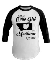 OHIO GIRL IN MONTANA Baseball Tee tile