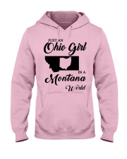 OHIO GIRL IN MONTANA Hooded Sweatshirt front