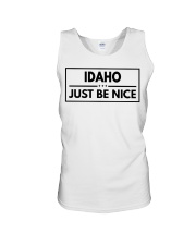 Idaho Just Be Nice Unisex Tank tile