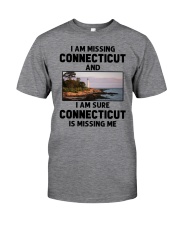 I Am Missing Connecticut Classic T-Shirt front