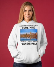 Should Be In Pennsylvania Hooded Sweatshirt apparel-hooded-sweatshirt-lifestyle-front-86