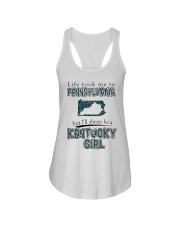 Kentucky Girl Life Took Me To Pennsylvania Ladies Flowy Tank tile