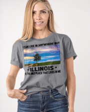 Illinois Only Place Lives In Me Classic T-Shirt apparel-classic-tshirt-lifestyle-front-100