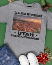 Utah Only Place Lives In Me Classic T-Shirt apparel-classic-tshirt-lifestyle-back-69