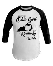 OHIO GIRL IN KENTUCKY Baseball Tee tile