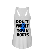 Mississippi Map Don't Forget Your Roots Ladies Flowy Tank tile