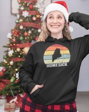 Vintage Homesick Maine Hooded Sweatshirt custom-hoodie-sweatshirt-lifestyle-front-209