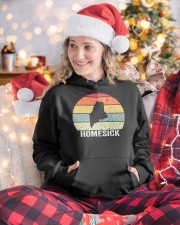 Vintage Homesick Maine Hooded Sweatshirt custom-hoodie-sweatshirt-lifestyle-front-210